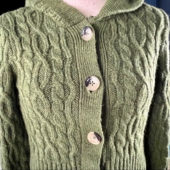 Anthropologie Hooded Cable Knit Two Piece Sweater Set XS - Picture 2 of 16